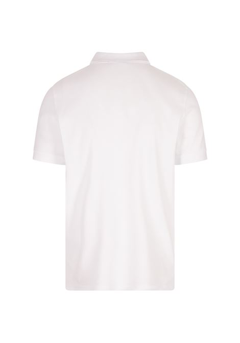 Polo Slim Fit Bianco Con Logo Compass STONE ISLAND | K1S1522002SC-S0017V1001